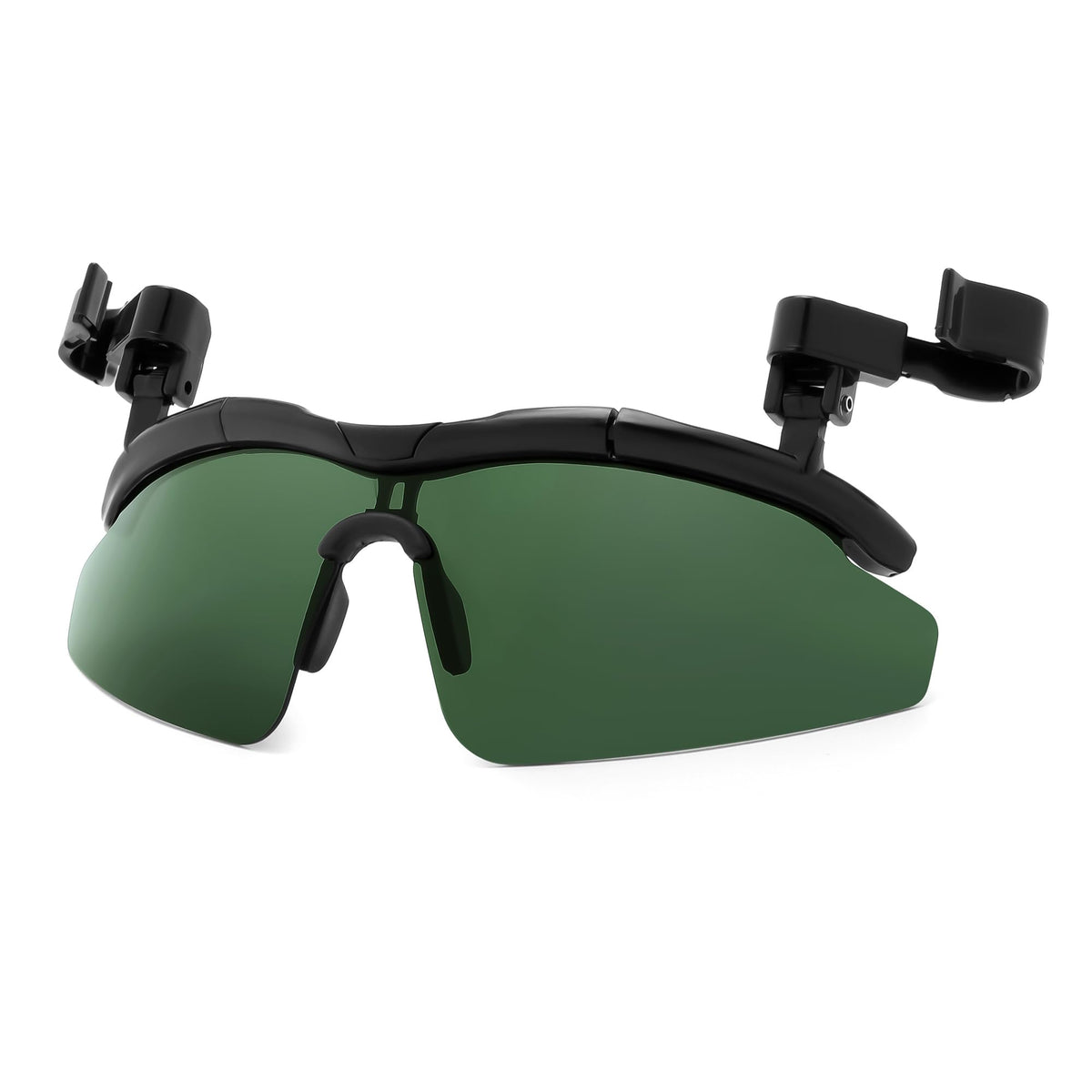 FEISEDY Polarized Clip Cap Sunglasses, UV400 Sports Hat Visor B0356
