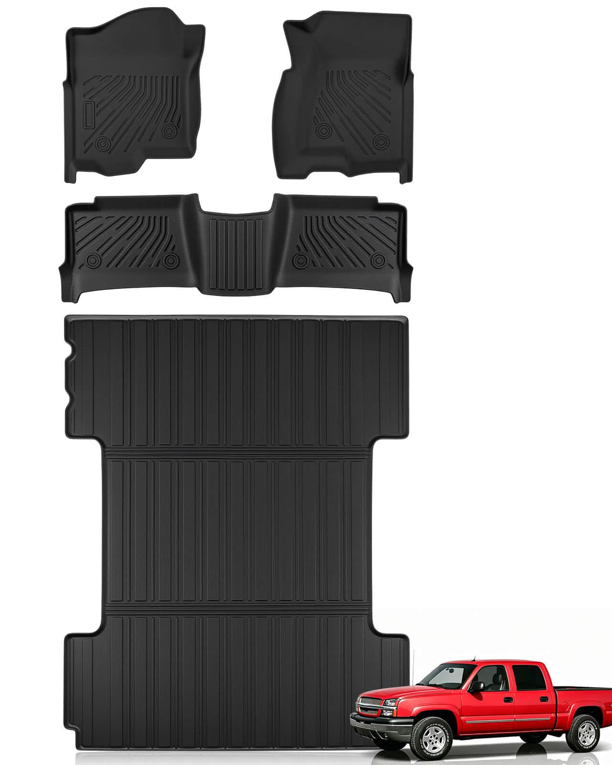 for Toyota Sienna 2013-2020 Floor Mats Cargo Liner Trunk Mat (8 Seater)