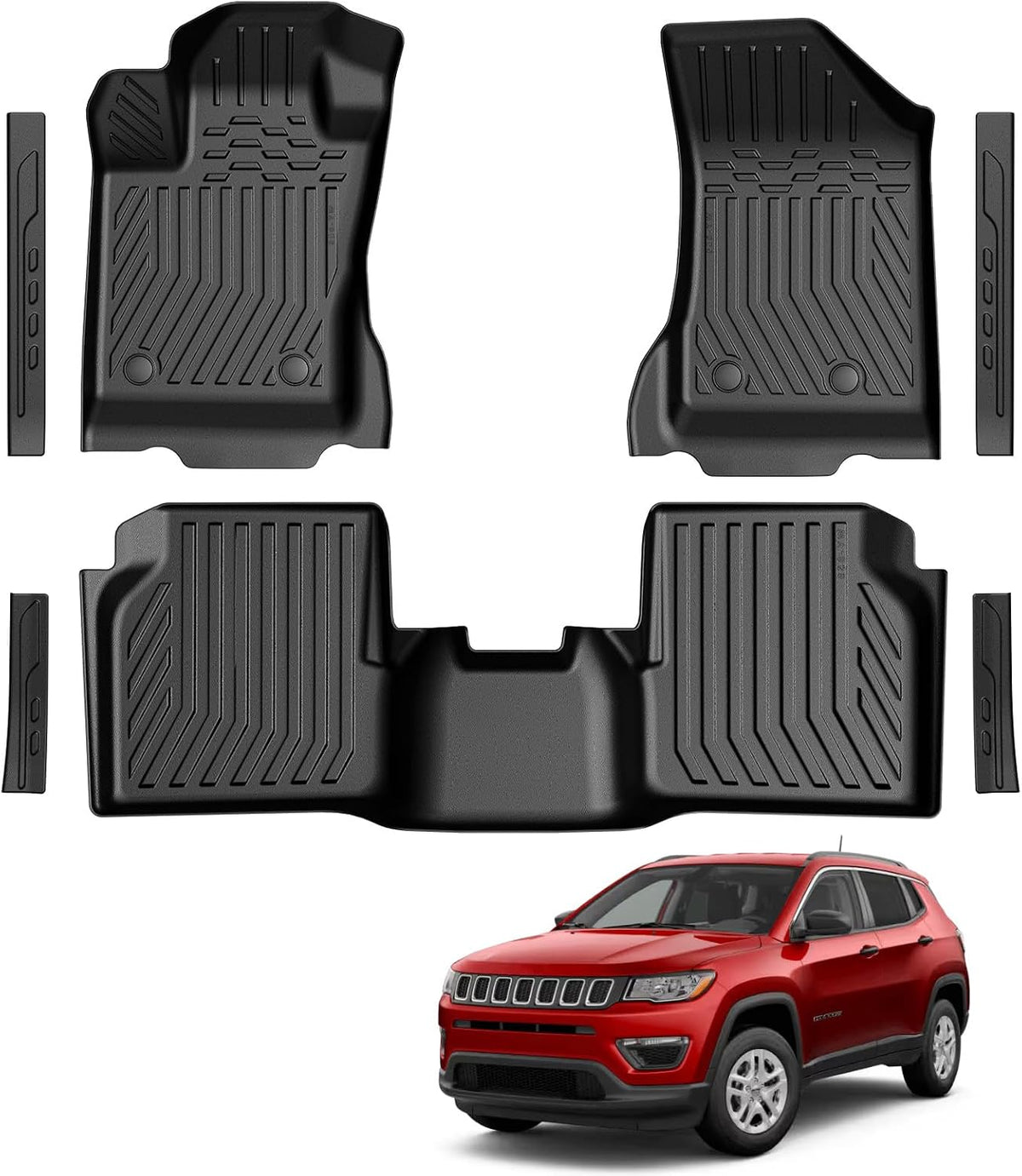 Floor Mats for Jeep Compass 2026 2017-2025