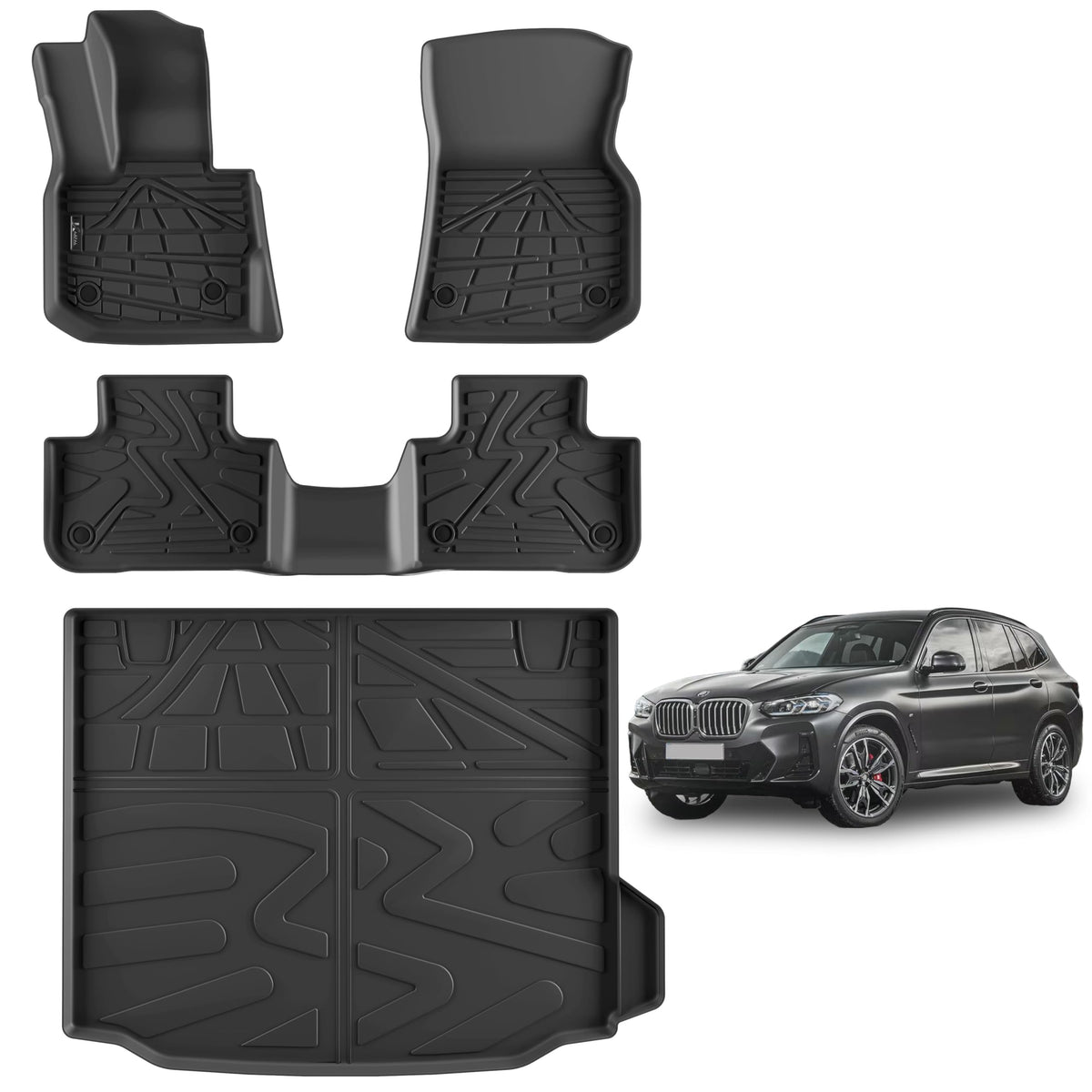 KARPAL Floor Mats for 2017-2026 2027 Chrysler Pacifica 7 Seats (Not Hybrid)