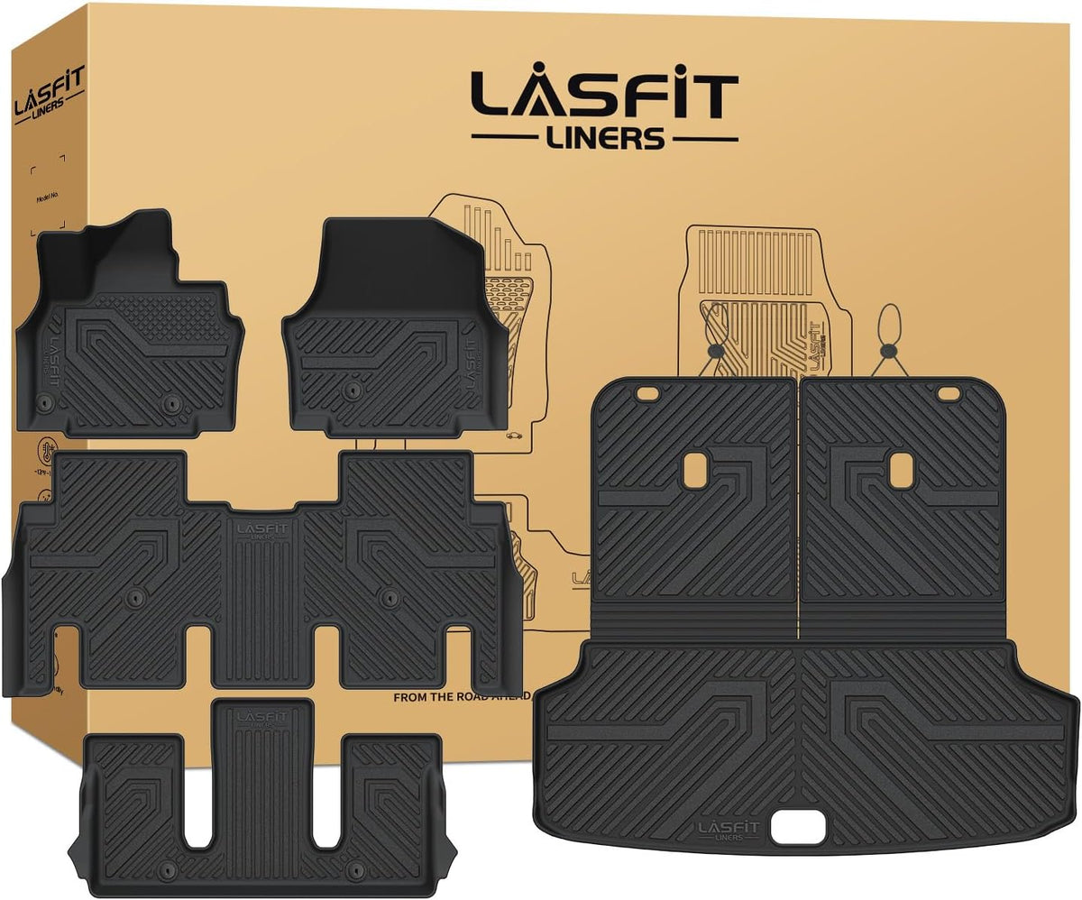 LASFIT Floor Mats for KIA EV9 6-Seat 2026 2025 2024