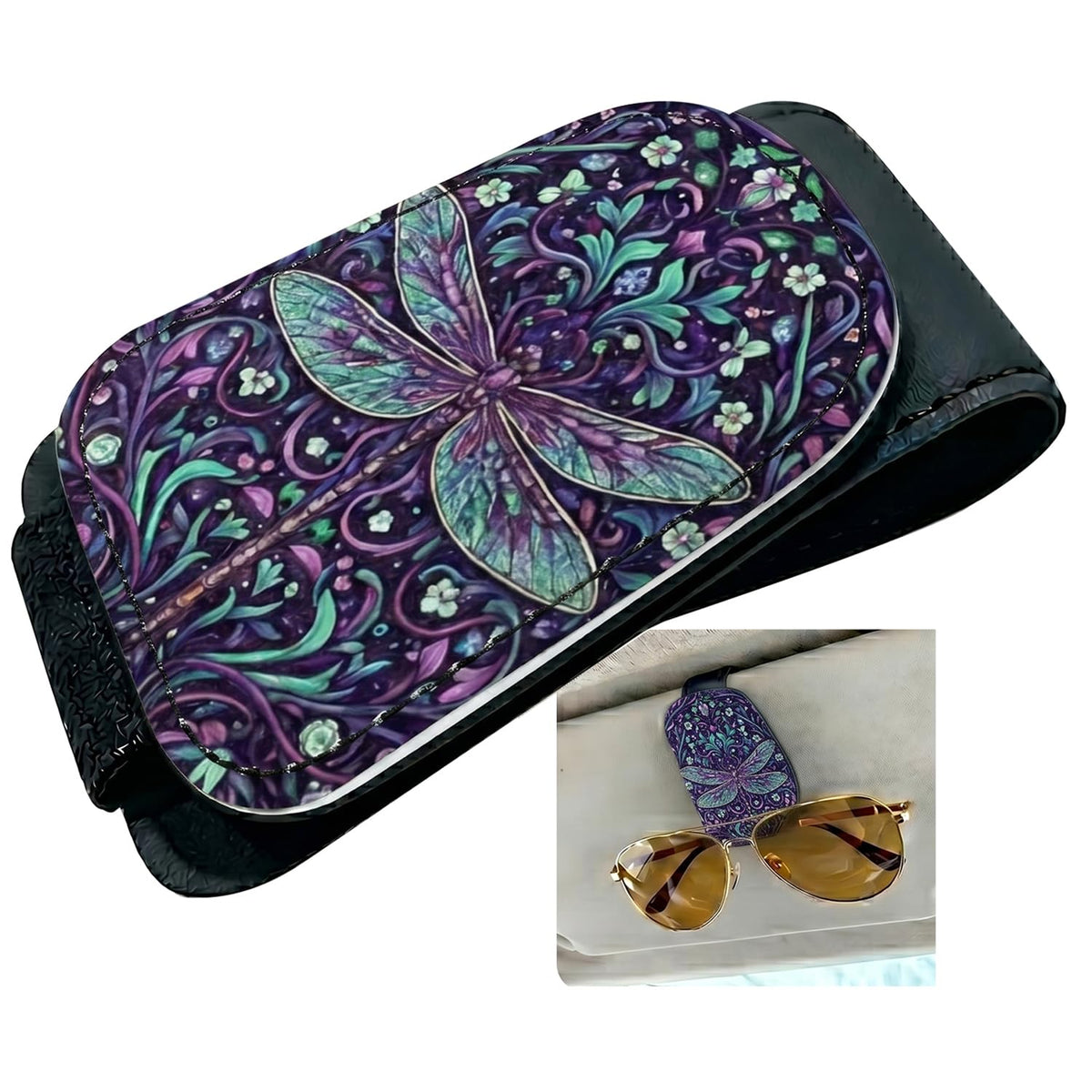 Ocean Turtle Car Sunglasses Holder Universal Magnetic Visor Accessories