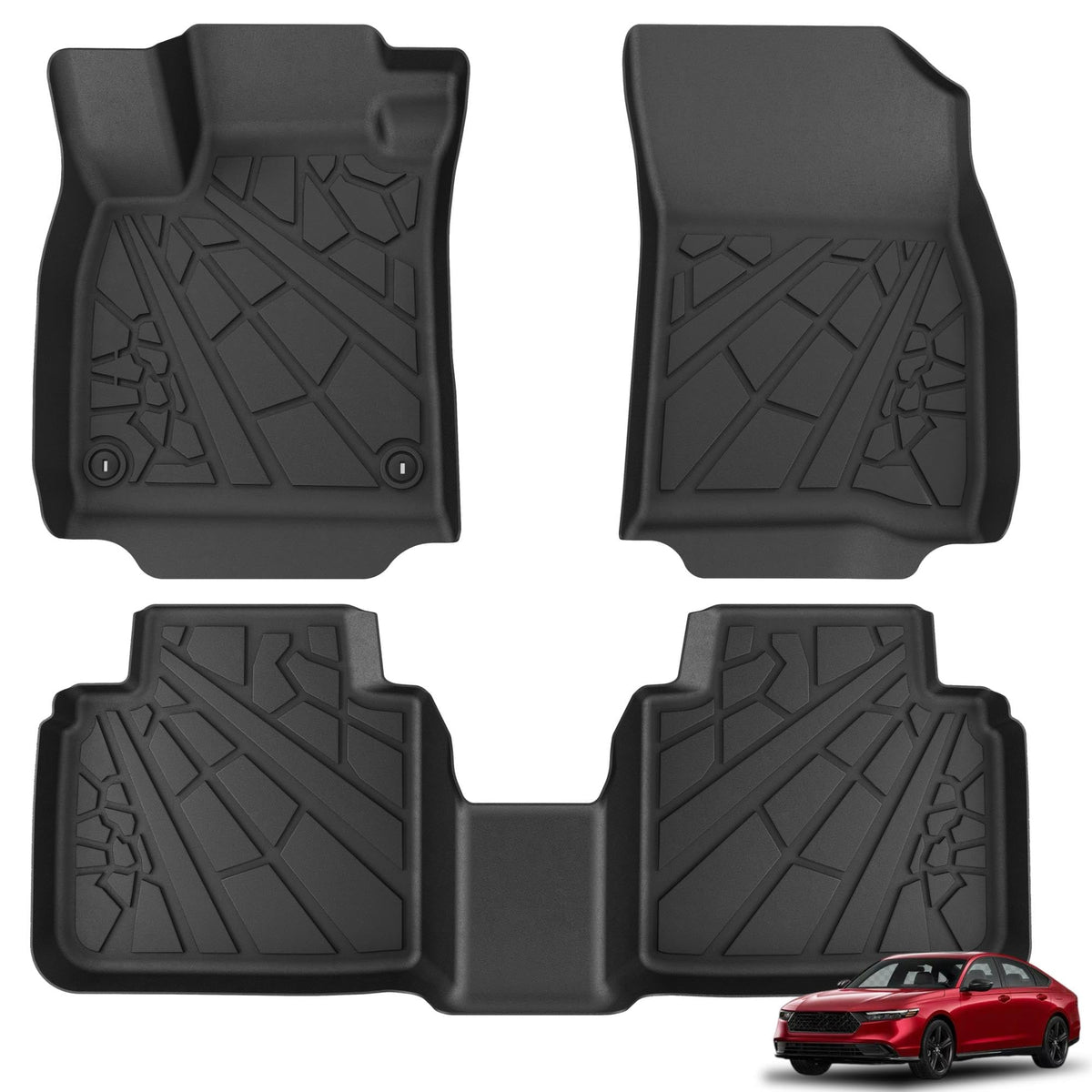 KARPAL Floor Mats for Honda Civic 2016-2021 Sedan/Coupe/Type R/Insight