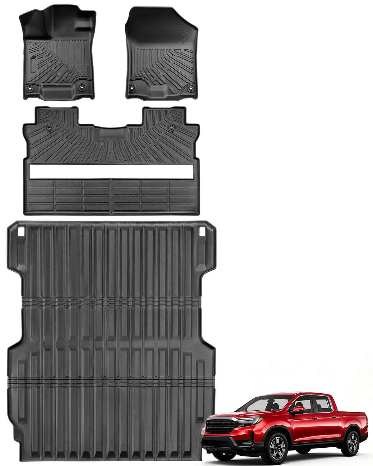for Toyota Sienna 2013-2020 Floor Mats Cargo Liner Trunk Mat (8 Seater)