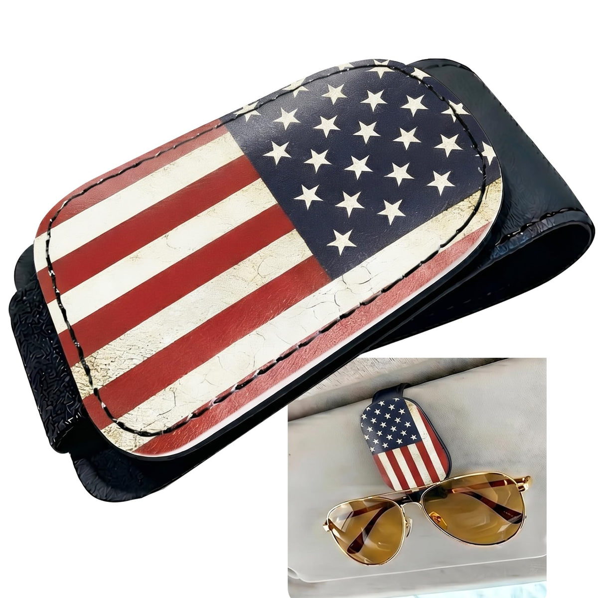 Ocean Turtle Car Sunglasses Holder Universal Magnetic Visor Accessories
