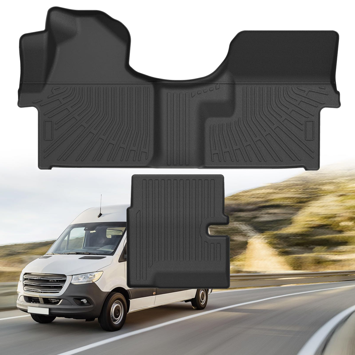 Cartist Floor Mats Fit for Honda HR-V HRV 2023 2024 2025 2026 (Include Hybrid) All Weather Floor Liners Front & 2nd Row Floor Mat for HRV Heavy Duty