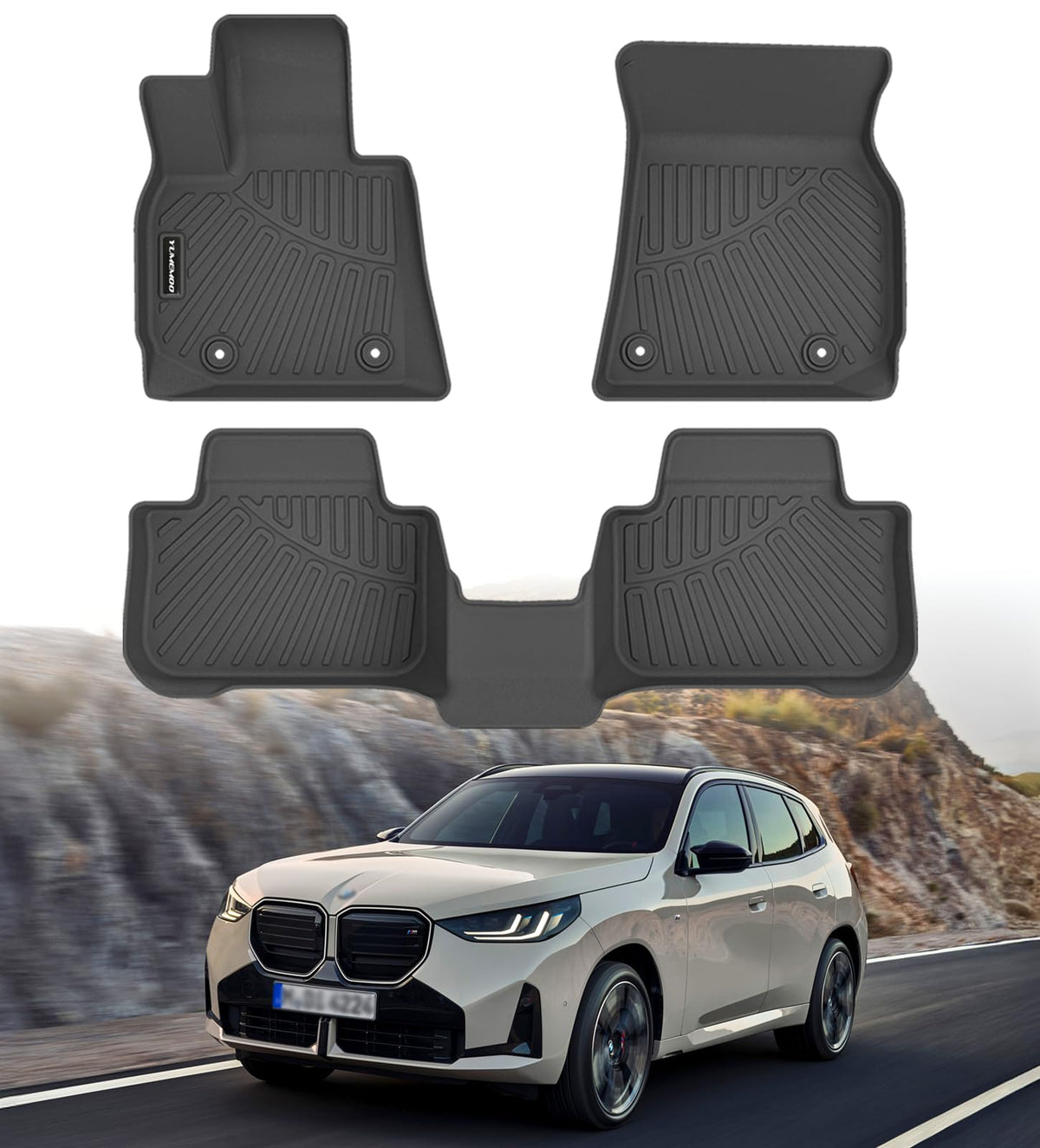 Floor Mats & Trunk Mat for Honda Civic Gas Sedan 2006-2011(Not for Coupe)