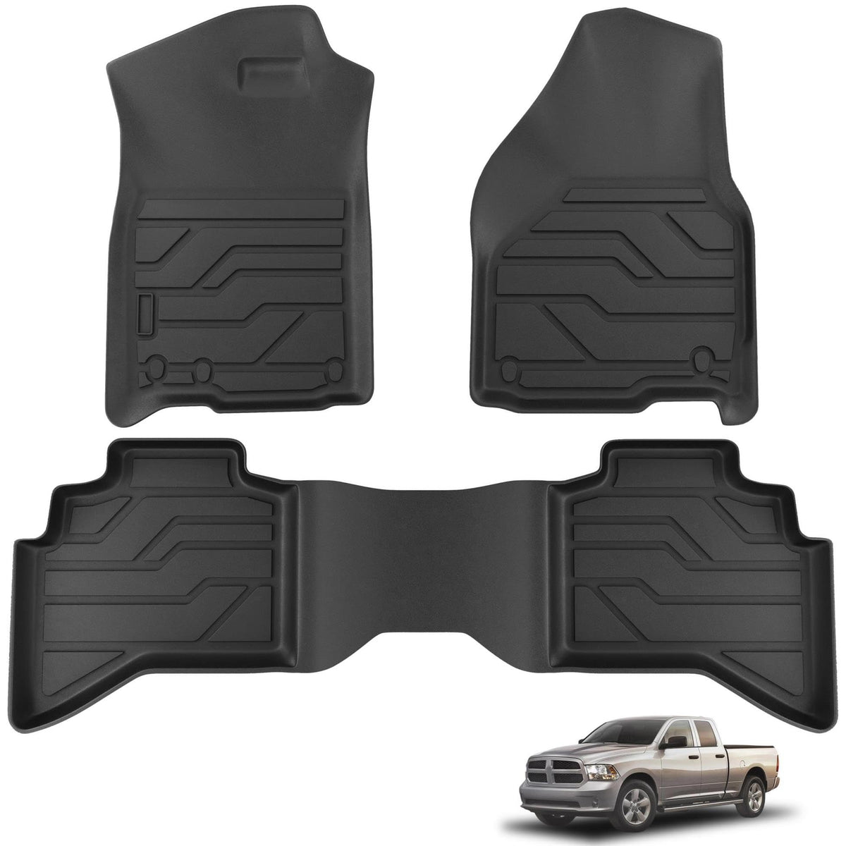 KARPAL Floor Mats for 2017-2026 2027 Chrysler Pacifica 7 Seats (Not Hybrid)