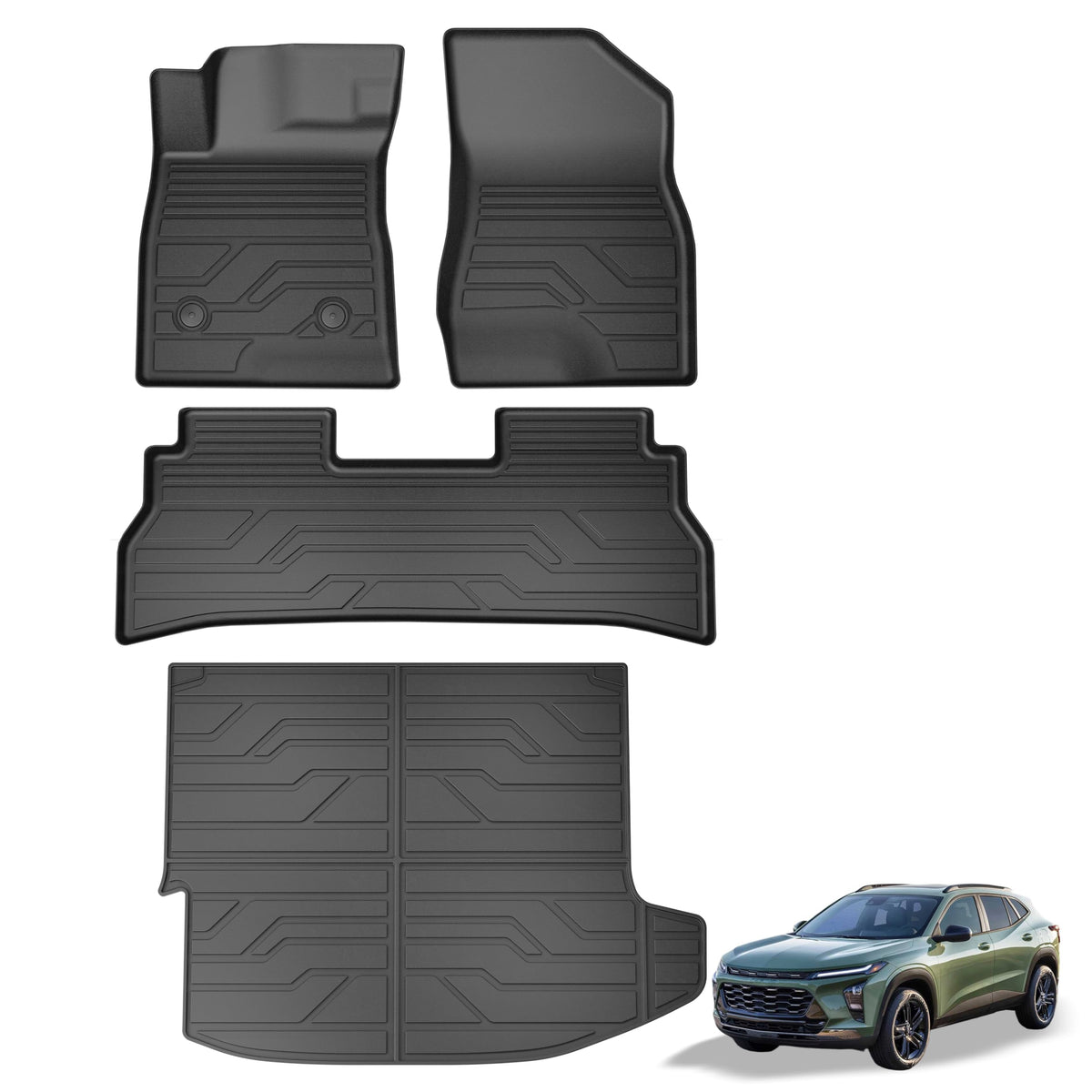 KARPAL Floor Mats for 2017-2026 2027 Chrysler Pacifica 7 Seats (Not Hybrid)