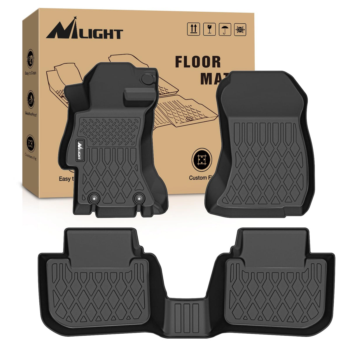 Nilight Floor Mats for Subaru Forester 2014 2015 2016 2017 2018