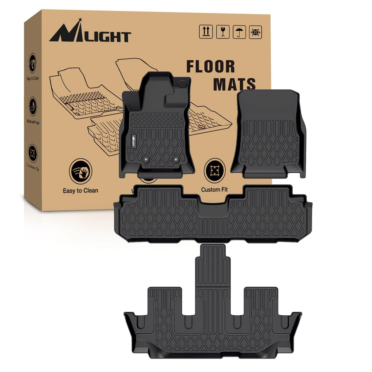 Nilight Floor Mats for Subaru Forester 2014 2015 2016 2017 2018