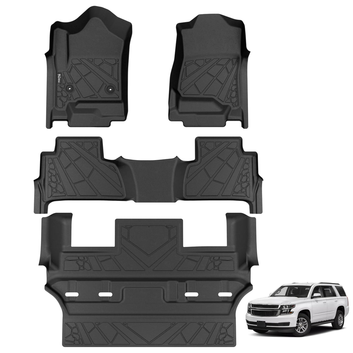 KARPAL Floor Mats for 2017-2026 2027 Chrysler Pacifica 7 Seats (Not Hybrid)