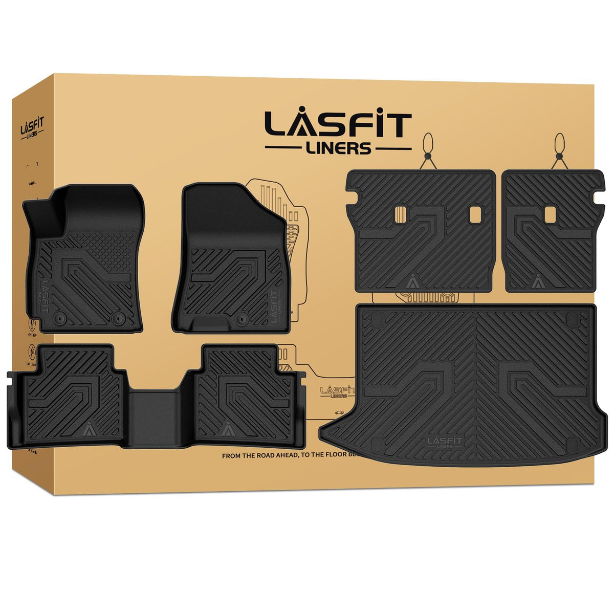 LASFIT Floor Mats for KIA EV9 6-Seat 2026 2025 2024