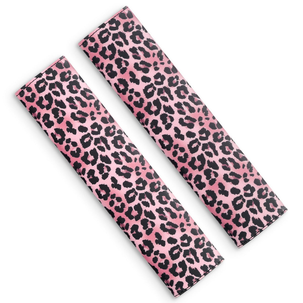 2 PCS Seat Belt Cover Pad, Soft and Cute Seat Belt Protector, Universal Car Accessories and Interior Décor (Cow Print)