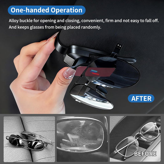 1 Pack Car Sunglass Holder Fits for BMW X3 X5 X7 X1 iX X6 X2 X4