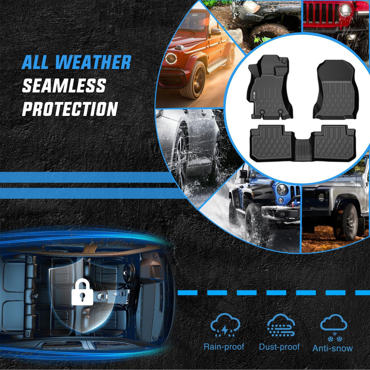 Nilight Floor Mats for Subaru Forester 2014 2015 2016 2017 2018