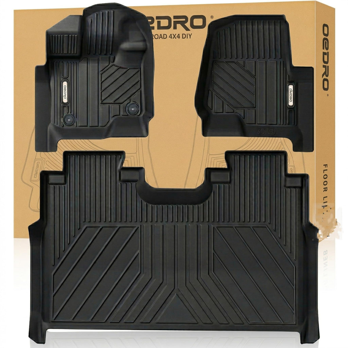 OEDRO Floor Mats Fit for 2015-2026 Ford F150 Super Crew Cab