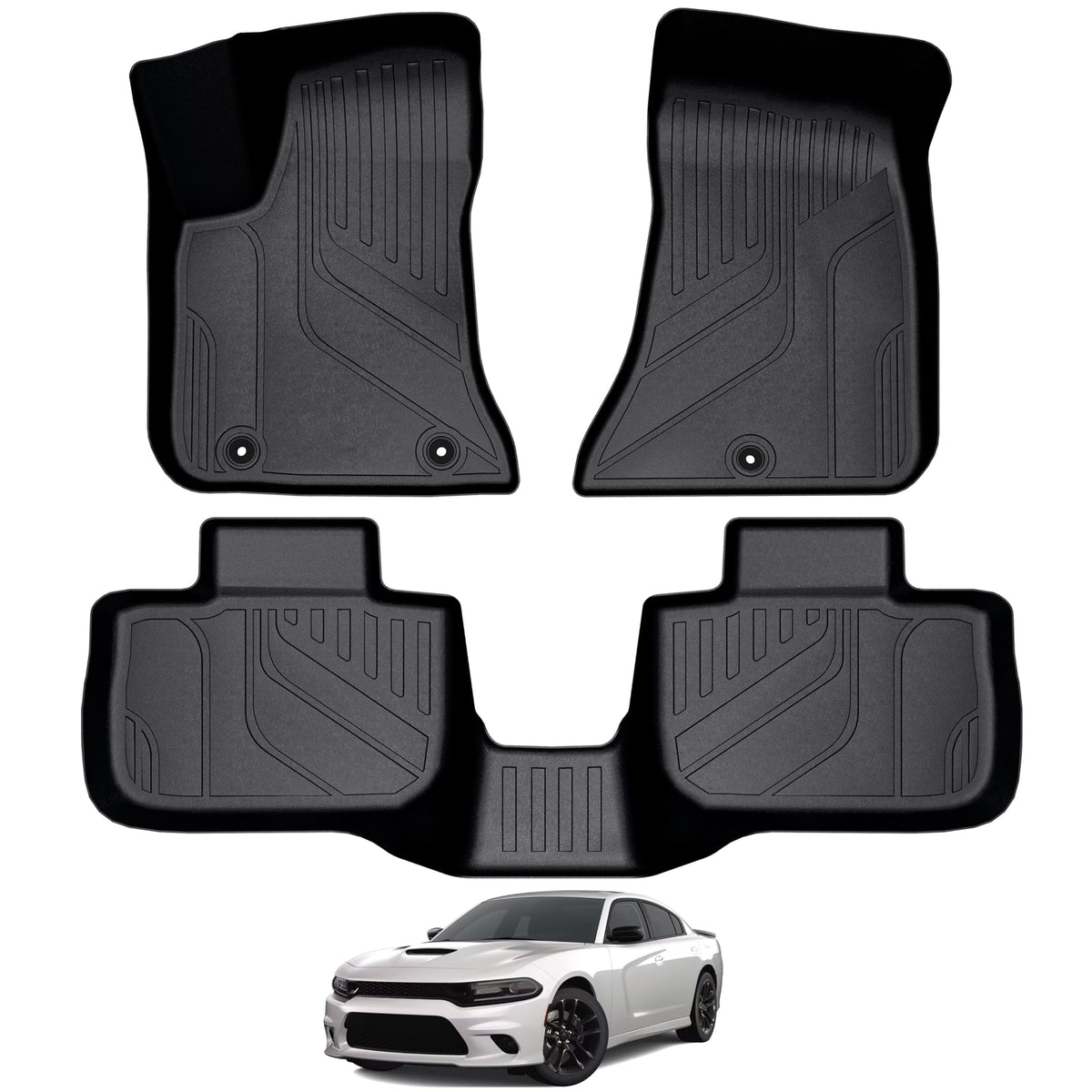 KARPAL Floor Mats for 2017-2026 2027 Chrysler Pacifica 7 Seats (Not Hybrid)