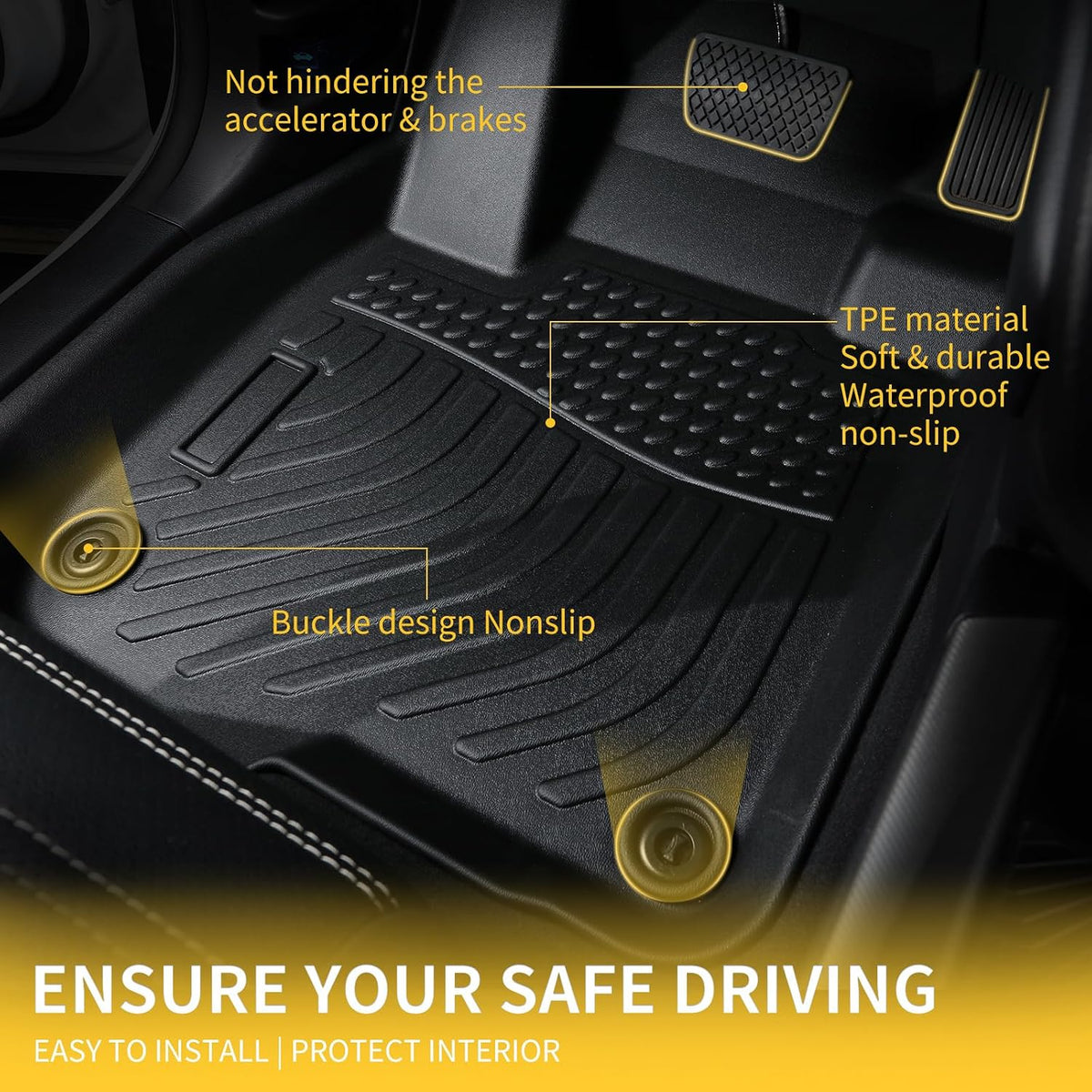 Floor Mats & Cargo Liner for 2020-2026 Ford Escape Gas Models