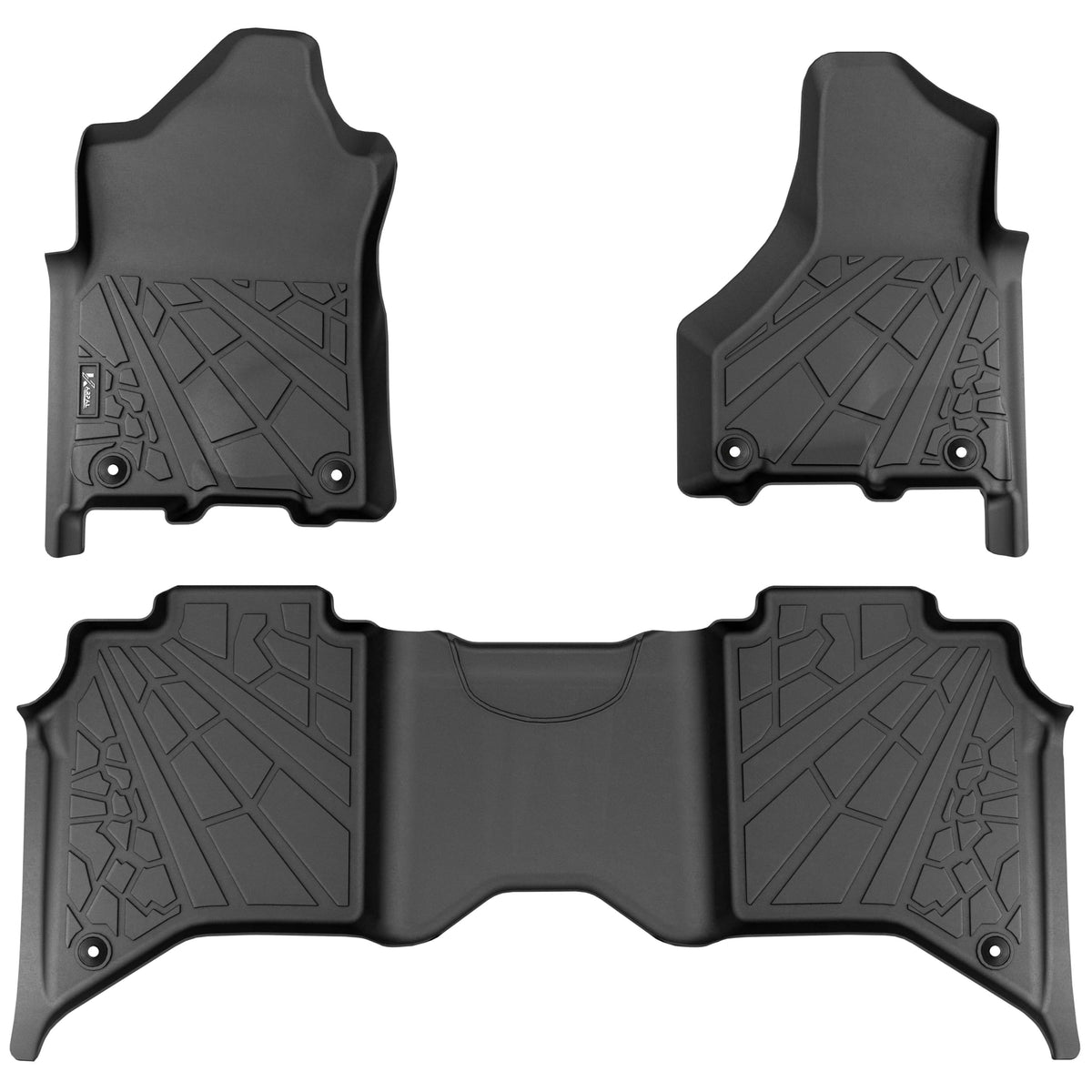 KARPAL Floor Mats for 2017-2026 2027 Chrysler Pacifica 7 Seats (Not Hybrid)
