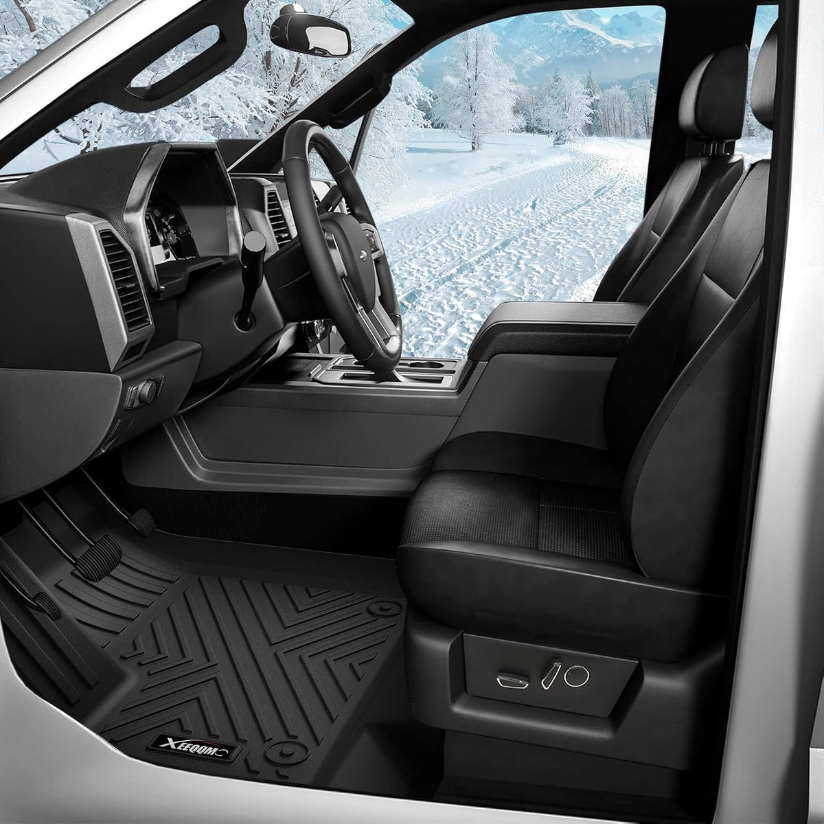 Floor Mats & Trunk Mat & Backrest Mat for 2024-2027 Chevy Traverse 7 Seats