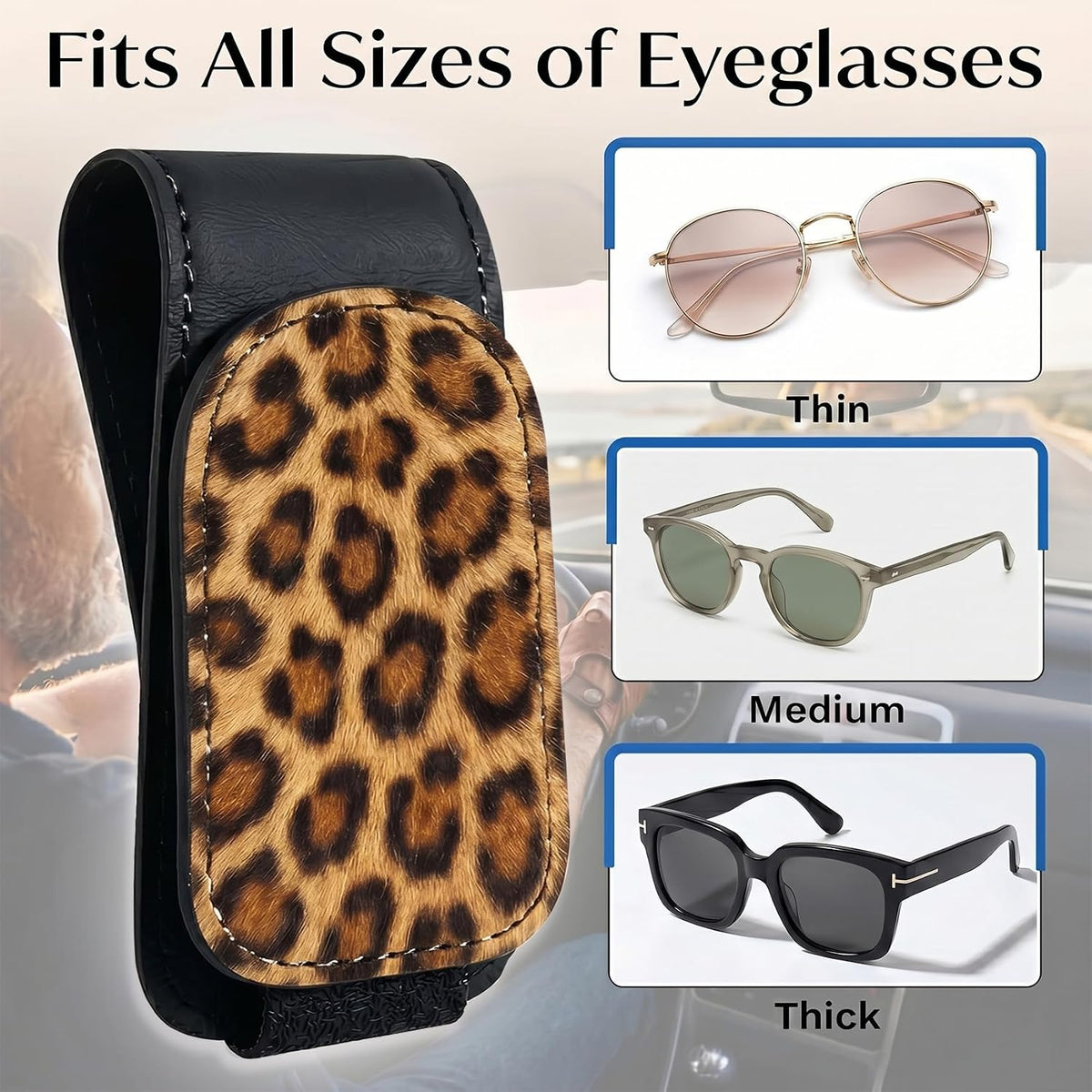 Ocean Turtle Car Sunglasses Holder Universal Magnetic Visor Accessories