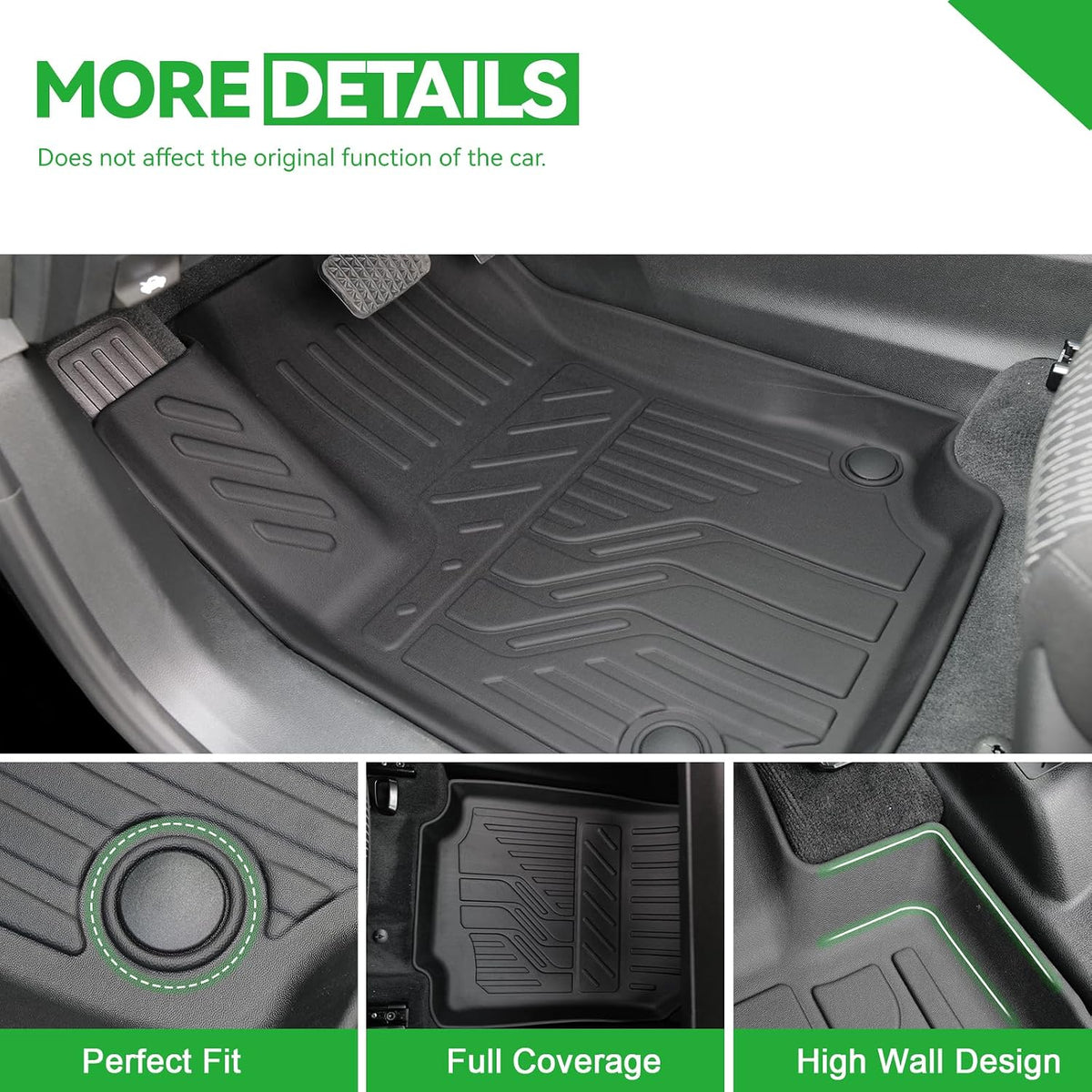 Floor Mats for 2027 2026 2025 Chevy Equinox (Only Gas) & GMC Terrain