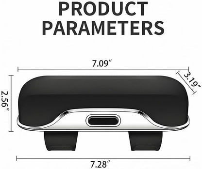 Black Sunglass Holder for Car Visor Clip Glasses Case Car Sunglasses Case