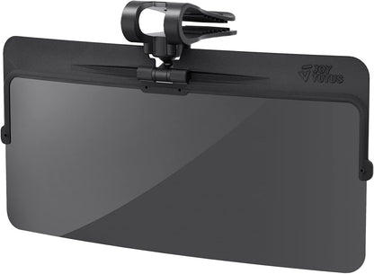 JOYTUTUS Sun Visor Extender for Compact SUVs and Sedans, Universal Anti-Glare Polarized Sun Visor Easy to Install, UV400 Visor Extension Protect from Glare/UV Ray/Stray Light, Safe Driving for Car