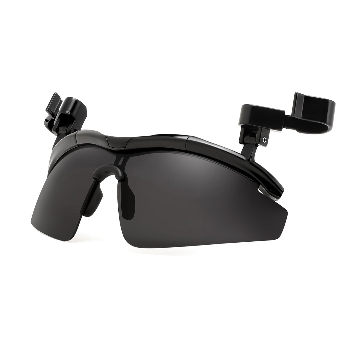 FEISEDY Polarized Clip Cap Sunglasses, UV400 Sports Hat Visor B0356
