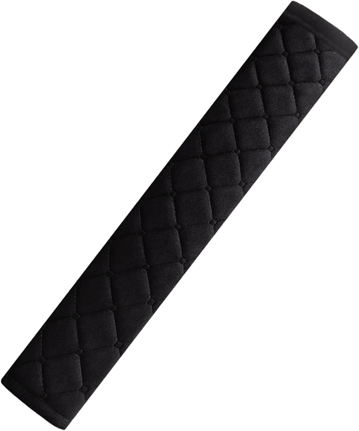 HighnessHwoo Extra Long Seatbelt Covers for Adults Kids Women & Men, Soft Car Seat Belt Strap Cushion for Sedan, SUV, Trucks, Shoulder Neck Chest Protector Pads, Auto Accessories, 1pc, Black, 15.5in