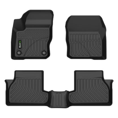 HAFIDI® Floor Mats & Cargo Liner Set Fit for 2023-2027 Kia NIRO & NIRO Hybrid (Not for NIRO EV &NIRO PHEV) All Weather Protection TPE Anti-Slip Floor Liners Custom Accessories -Black