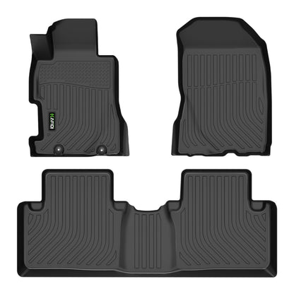 HAFIDI® Floor Mats & Cargo Liner Set Fit for 2023-2027 Kia NIRO & NIRO Hybrid (Not for NIRO EV &NIRO PHEV) All Weather Protection TPE Anti-Slip Floor Liners Custom Accessories -Black
