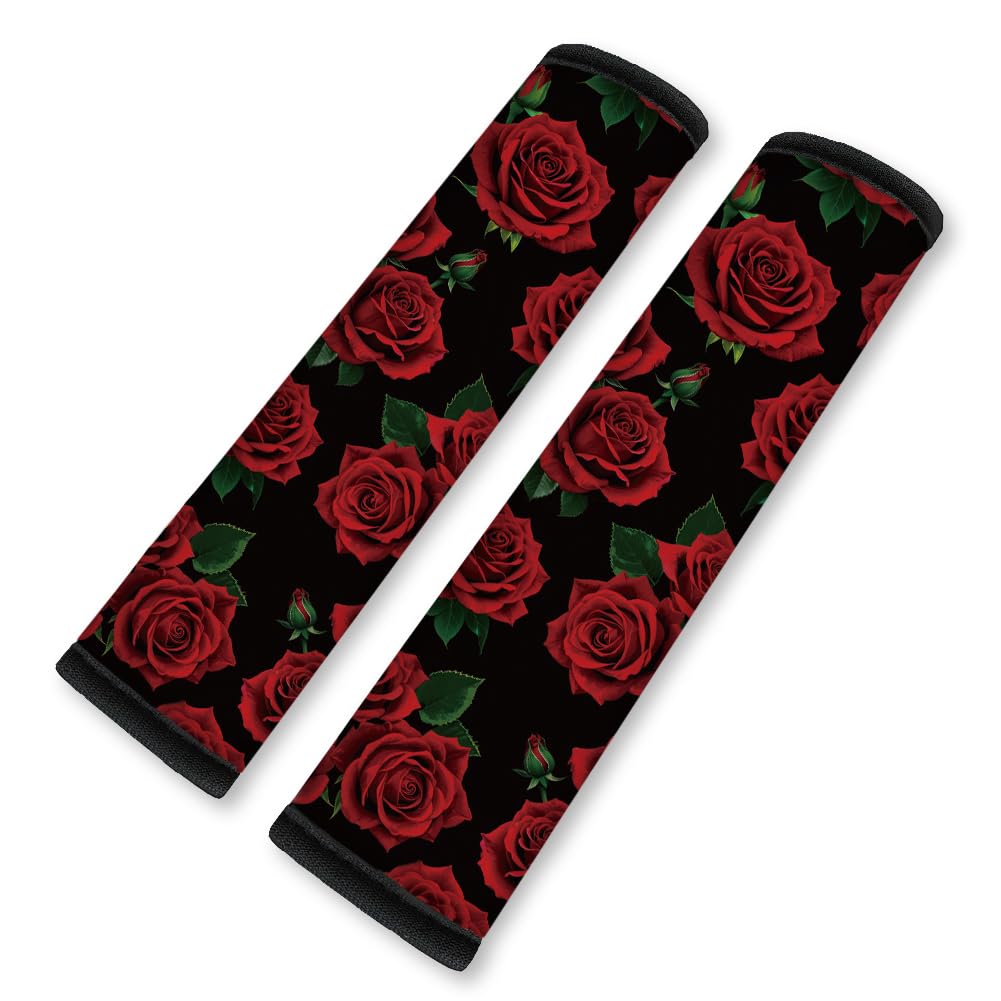 2Pcs Soft Auto Seat Belt Cover Pad Neon Galaxy Sea Turtle Print Colorful Car Seatbelt Shoulder Cushion for Comfortable Driving, Compatible with All Cars' Seatbelt and Backpack Straps