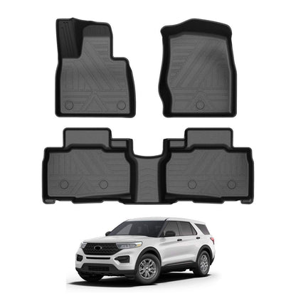 KUST Custom Fit Floor Mats for 2019-2025 2026 Nissan Altima Accessories All Weather Floor Mat Carpet Liners Front Rear 2 Row Seat Black Liner TPE