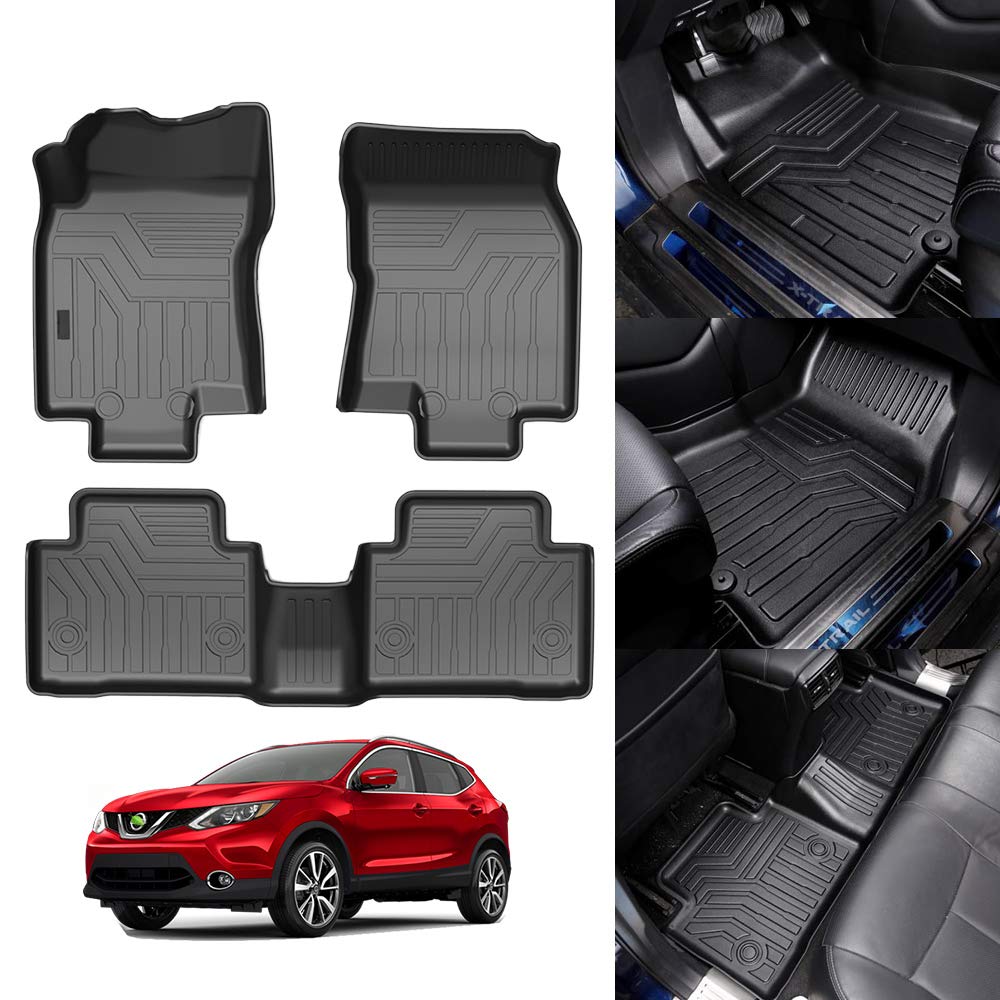 KUST Custom Fit Floor Mats for 2019-2025 2026 Nissan Altima Accessories All Weather Floor Mat Carpet Liners Front Rear 2 Row Seat Black Liner TPE