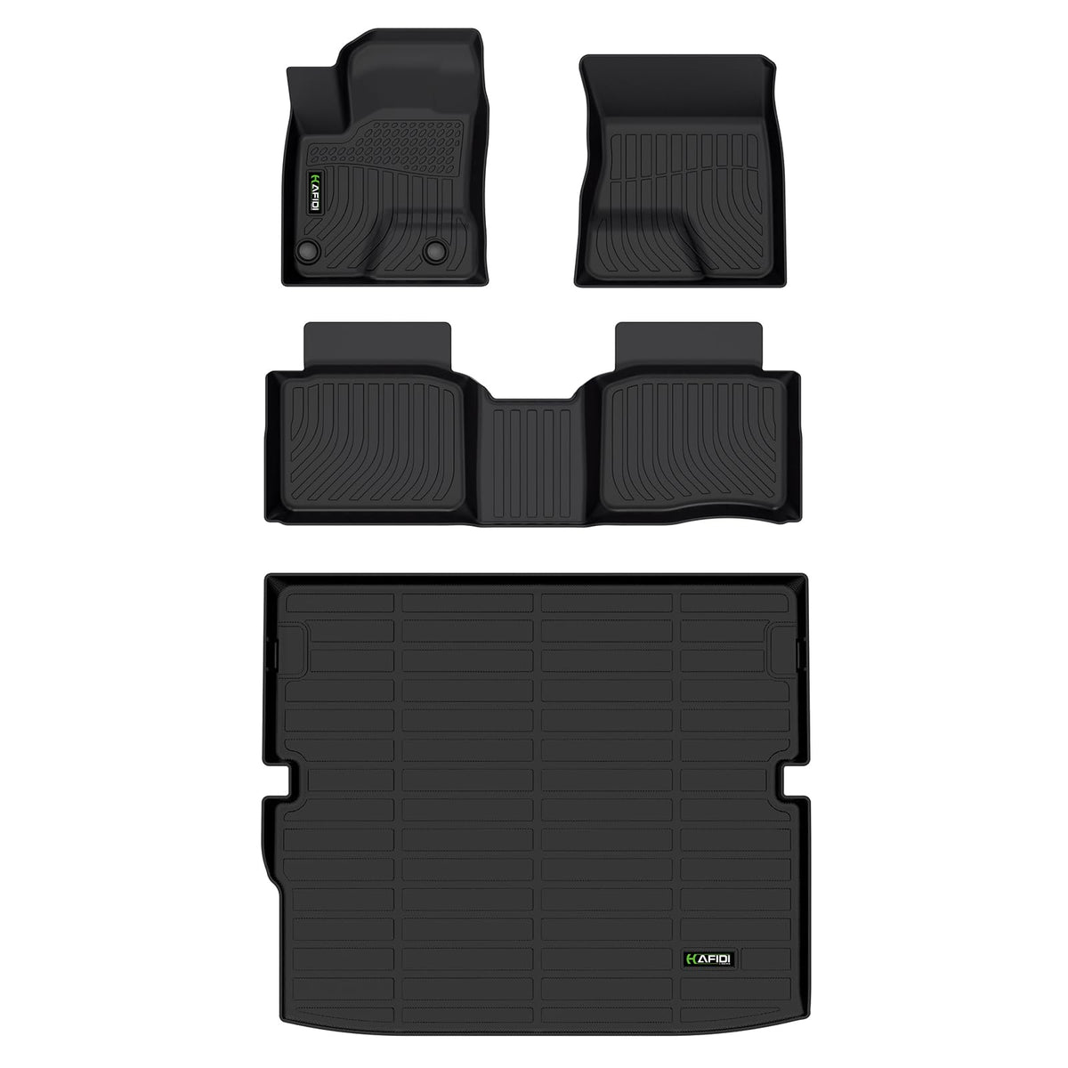 Floor Mats Custom for Toyota Corolla 2009-2013 All Weather Protection TPE Heavy Duty Non-Slip Automotive Floor Liners Fits Front& 2nd Row Full Set Accessories, Black
