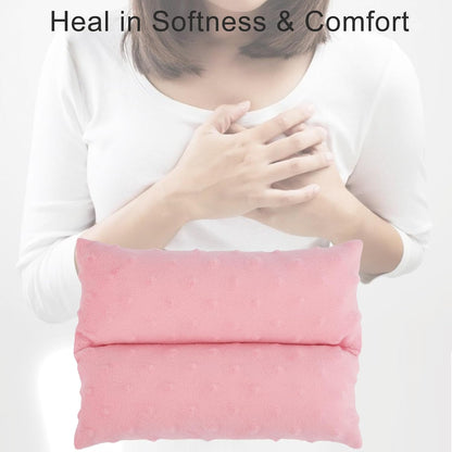 Port Pillows Chemo Port Pillow for Seatbelt Chest Protector Chemo Patients Pacemaker Heart Surgery Recovery Support Cushion Gifts Women Minky Dot Coral