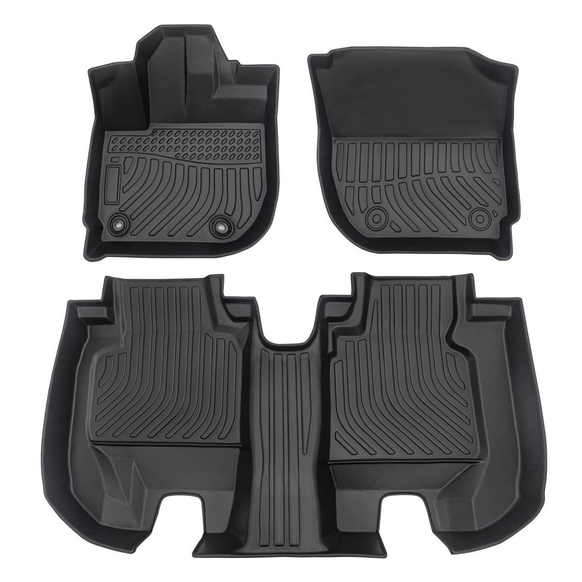 Cartist Floor Mats Fit for Honda HR-V HRV 2023 2024 2025 2026 (Include Hybrid) All Weather Floor Liners Front & 2nd Row Floor Mat for HRV Heavy Duty