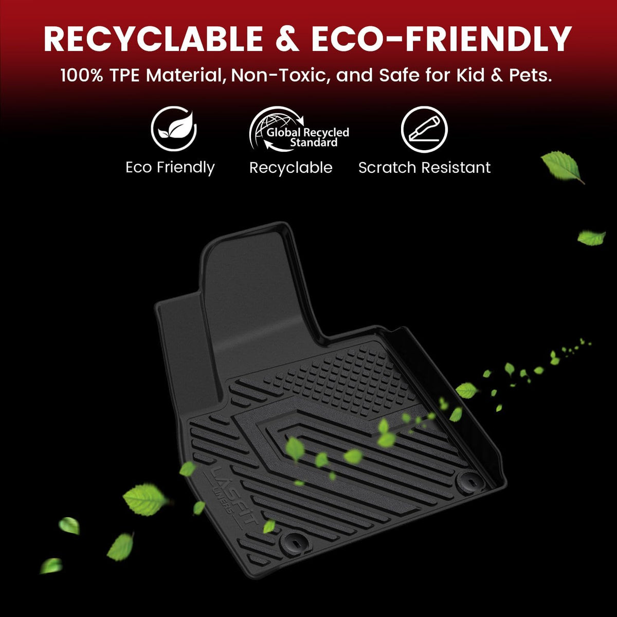 LASFIT Floor Mats for Hyundai Santa Fe Gas 2027 2026 2025 2024