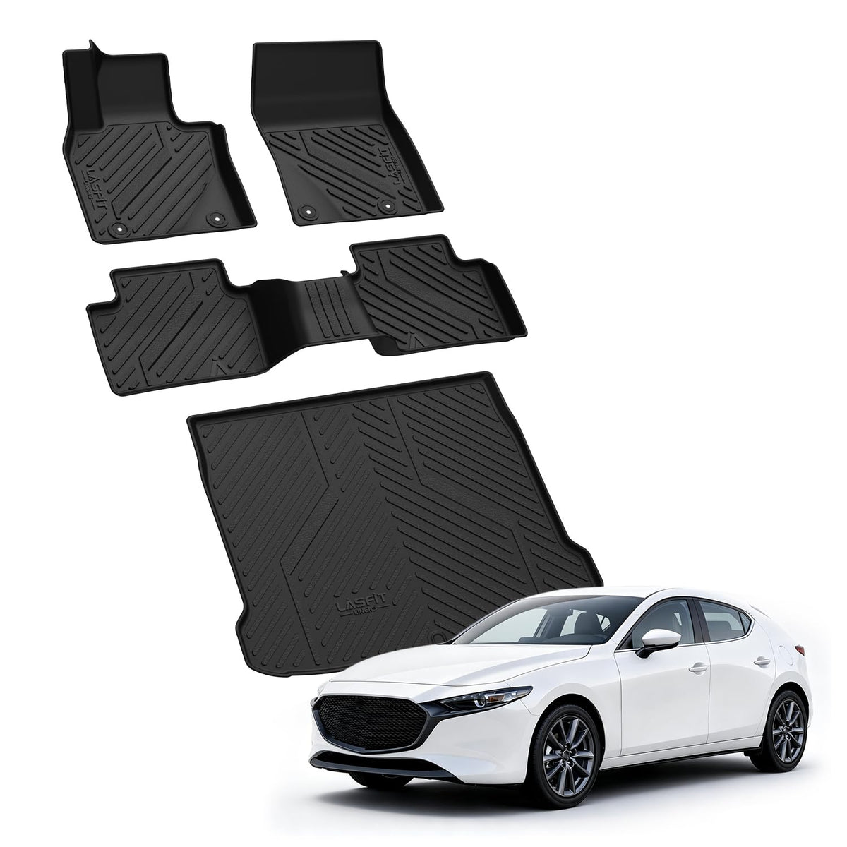 LASFIT Floor Mats for Subaru Crosstrek 2023-2018 & Impreza 2023-2017