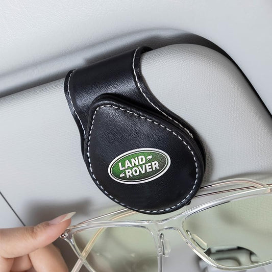 Car Sunglasses Holder for Land Rover Discovery Range Rover Sport Defender Land Cruiser LR2 3 4, Glasses Holder for Cars,Car Visor Sunglasses Clip,Clip-on Car Glasses Holder Black