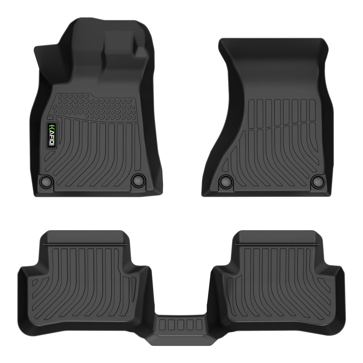 HAFIDI® Floor Mats & Cargo Liner Set Fit for 2023-2027 Kia NIRO & NIRO Hybrid (Not for NIRO EV &NIRO PHEV) All Weather Protection TPE Anti-Slip Floor Liners Custom Accessories -Black