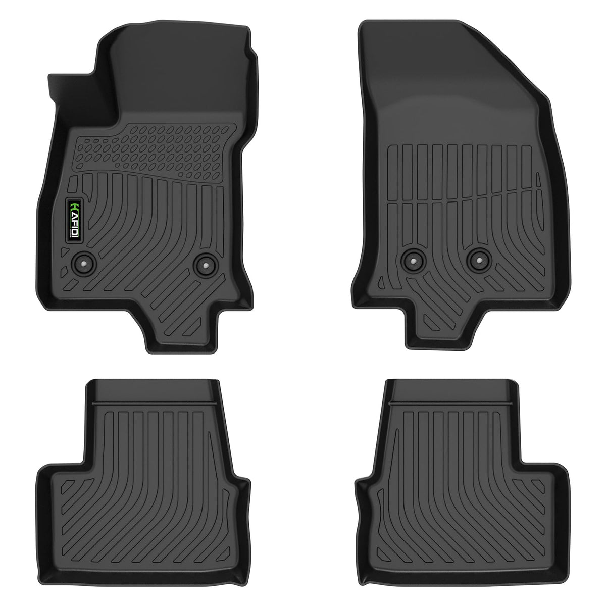 HAFIDI® Floor Mats & Cargo Liner Set Fit for 2023-2027 Kia NIRO & NIRO Hybrid (Not for NIRO EV &NIRO PHEV) All Weather Protection TPE Anti-Slip Floor Liners Custom Accessories -Black