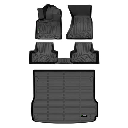 HAFIDI® Floor Mats & Cargo Liner Set Fit for 2023-2027 Kia NIRO & NIRO Hybrid (Not for NIRO EV &NIRO PHEV) All Weather Protection TPE Anti-Slip Floor Liners Custom Accessories -Black