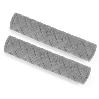 surpassme Car Seat Belt Pads Cover, 2PCS 15in Extra Length Seat Belt Shoulder Strap Covers Protector to Release Stress to Neck and Shoulder for a Safety Driving (Black)