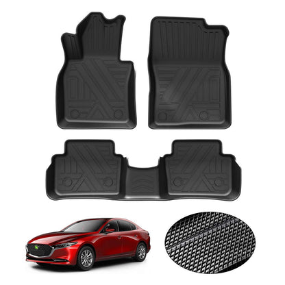 KUST Custom Fit Floor Mats for 2019-2025 2026 Nissan Altima Accessories All Weather Floor Mat Carpet Liners Front Rear 2 Row Seat Black Liner TPE