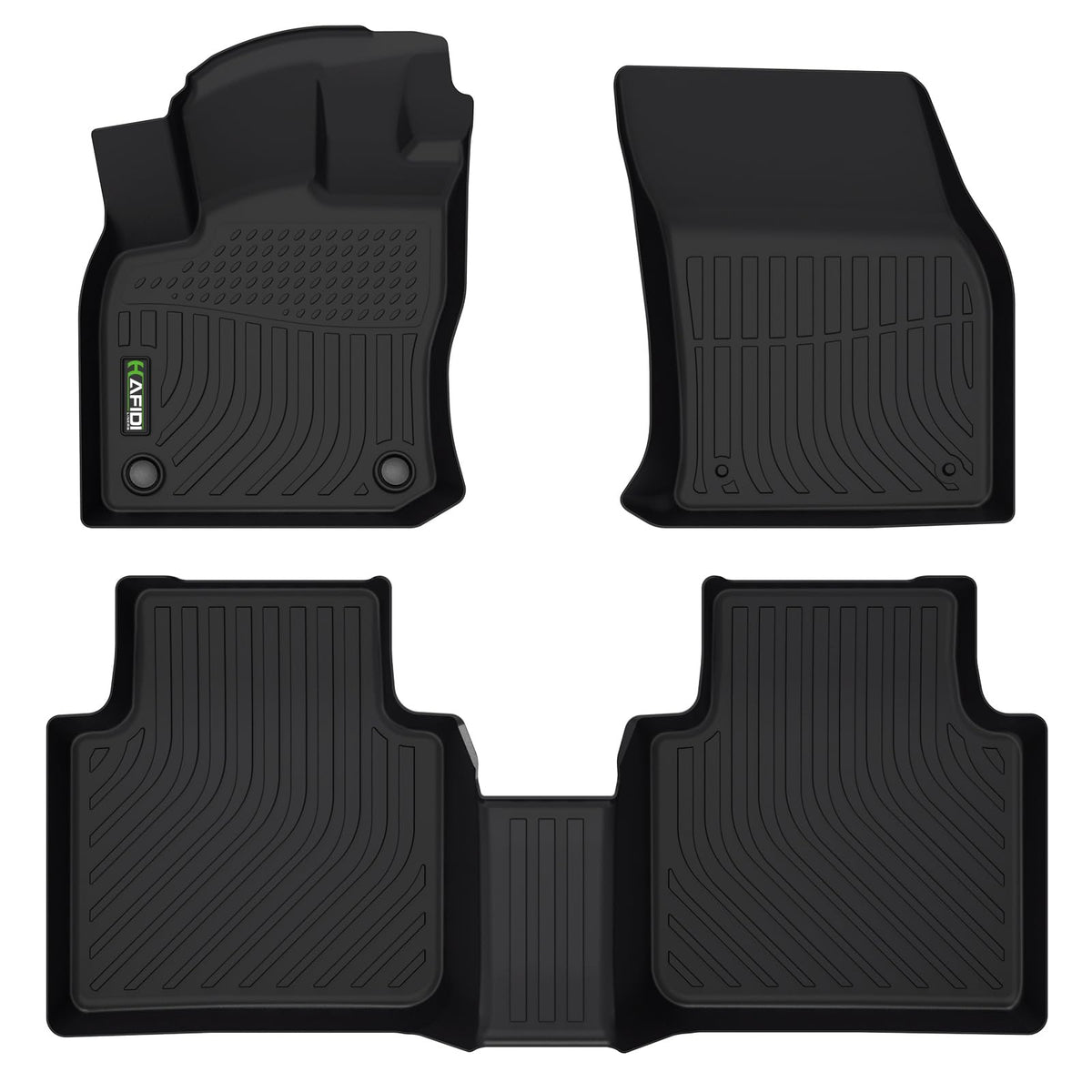 HAFIDI® Floor Mats & Cargo Liner Set Fit for 2023-2027 Kia NIRO & NIRO Hybrid (Not for NIRO EV &NIRO PHEV) All Weather Protection TPE Anti-Slip Floor Liners Custom Accessories -Black