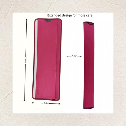 2 Pack Extra Long 19.8 Inch Car Seat Belt Covers, Soft Breathable Seatbelt Shoulder Pads for Universal Safety Strap Cushion Protector All Cars, Reduce Neck & Shoulder Rubbing,