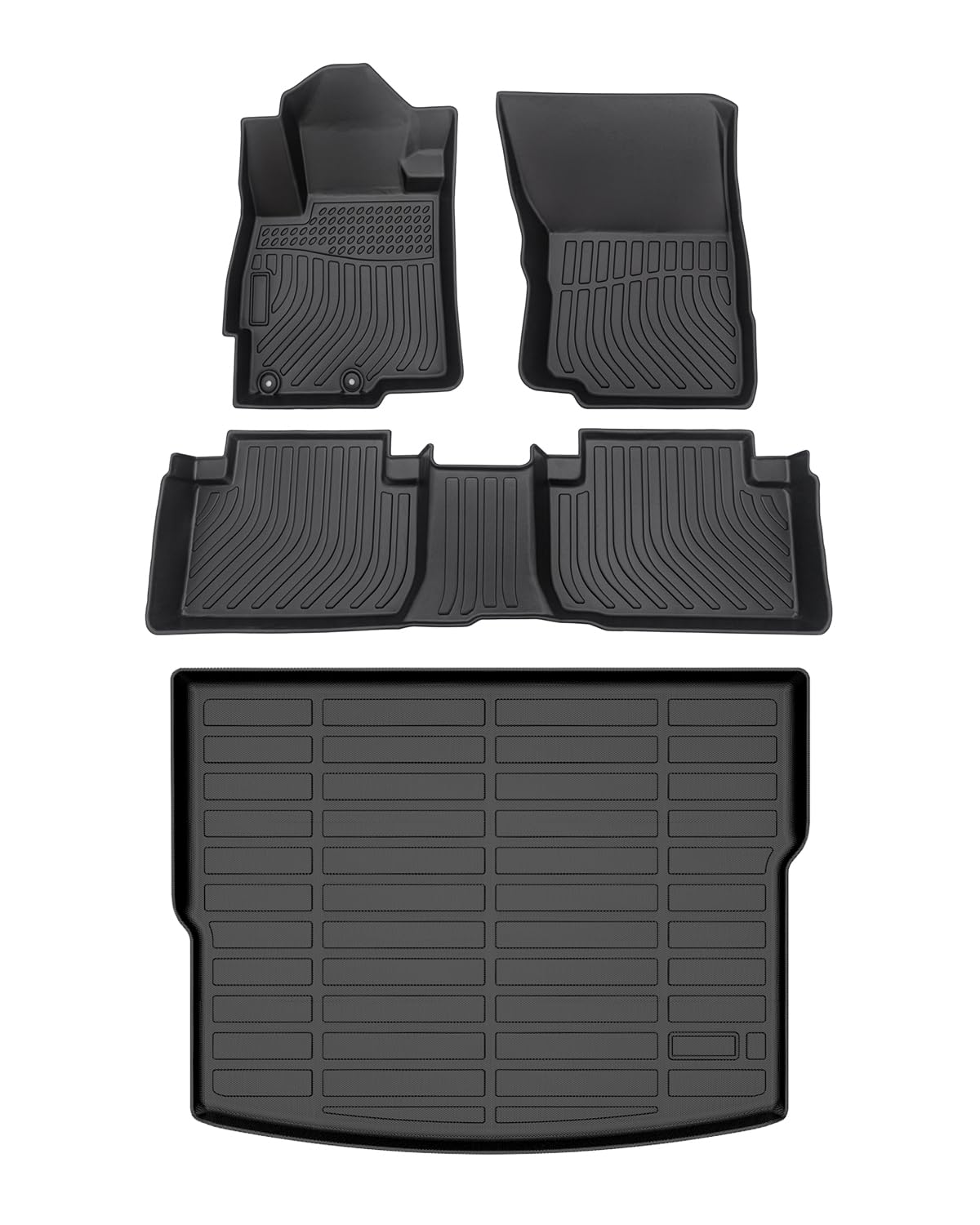 Cartist Floor Mats Fit for Honda HR-V HRV 2023 2024 2025 2026 (Include Hybrid) All Weather Floor Liners Front & 2nd Row Floor Mat for HRV Heavy Duty
